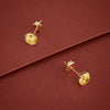 9ct Gold November Birthstone Stud Earrings