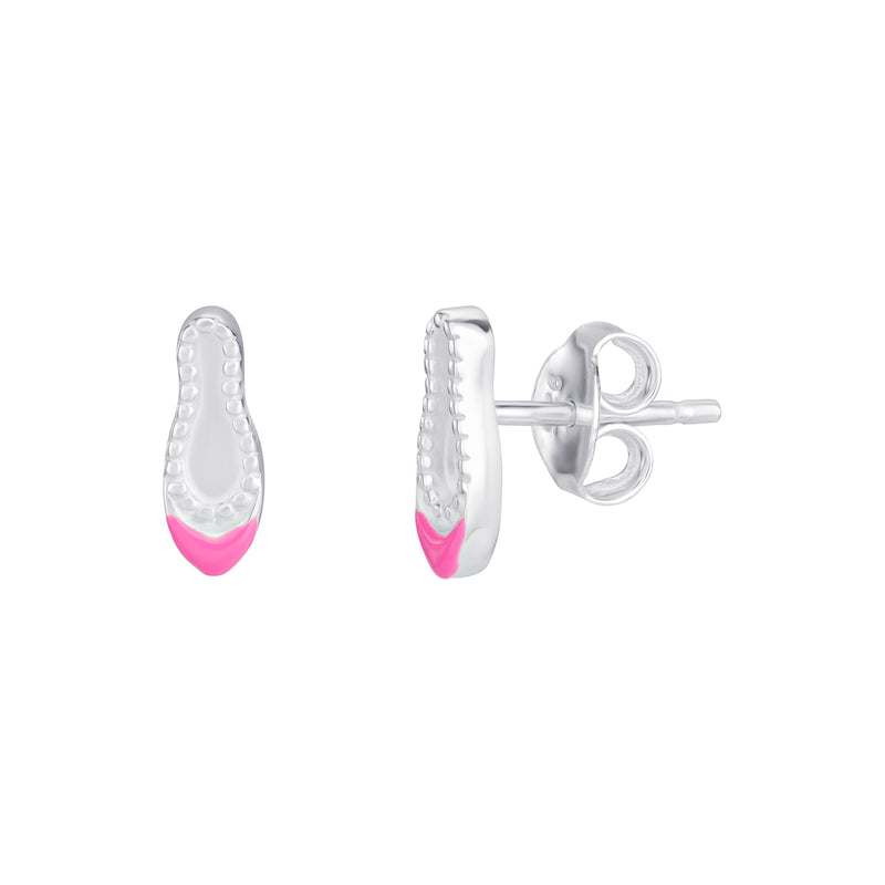 Aeon Sterling Silver Dancing Shoes Earrings