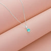 Sterling Silver December Birthstone Necklace