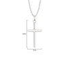 Sterling Silver Plain Cross Necklace