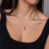 Sterling Silver Plain Cross Necklace