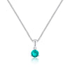 Sterling Silver December Birthstone Necklace