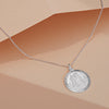 Sterling Silver St Christopher Medal Necklace