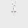 Sterling Silver Solderend-Cross Necklace - Hypoallergenic Sterling Silver Jewellery by Aeon - 22mm * 13mm