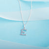 925 Sterling Silver E Initial Letter Necklace Pendant Gift Boxed Present