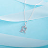 925 Sterling Silver R Initial Letter Necklace Pendant Gift Boxed Present