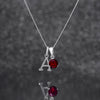 925 Sterling Silver July Birthstone Necklace for Women & Girls Gift Boxed Present