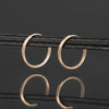 9ct Gold hoop Earrings.  10mm*10mm.  Hypoallergenic 9ct Gold Jewellery for women.