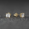 9ct Gold Square Stud Earring - Hypoallergenic 9ct Gold Jewellery for Ladies - 4mm * 4mm