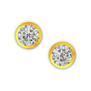 9ct Gold Stud Earring Set with Pearl - Hypoallergenic 9ct Gold Jewellery for ladies- 9mm * 7mm