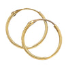 9ct Gold hoop Earrings.  12mm*12mm.  Hypoallergenic 9ct Gold Jewellery for women.