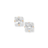 9ct Gold Square Stud Earrings - Hypoallergenic 9ct Gold Jewellery for Ladies  - 7mm * 6mm