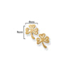 9ct Gold Shamrock Stud Earrings - Hypoallergenic 9ct Gold Jewellery for Ladies - 8mm * 6mm