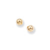 9ct Gold Ball Stud Earrings - Hypoallergenic 9ct Gold Jewellery for Ladies  - 3mm * 3mm