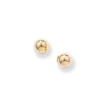 9ct Gold Ball Stud Earrings - Hypoallergenic 9ct Gold Jewellery for Ladies  - 3mm * 3mm