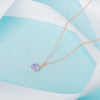 9ct Gold June Birthstone Necklace for Women.  Light Purple by Aeon