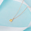 9ct Gold November Birthstone Necklace for Women . Yellow Topaz. Hypoallergenic Jewellery for women