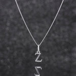 925 Sterling Silver Z Initial Letter Necklace Pendant Gift Boxed Present