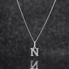 925 Sterling Silver N Initial Letter Necklace Pendant Gift Boxed Present