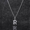 925 Sterling Silver R Initial Letter Necklace Pendant Gift Boxed Present