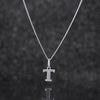 925 Sterling Silver T Initial Letter Necklace Pendant Gift Boxed Present