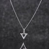 925 Sterling Silver V Initial Letter Necklace Pendant Gift Boxed Present