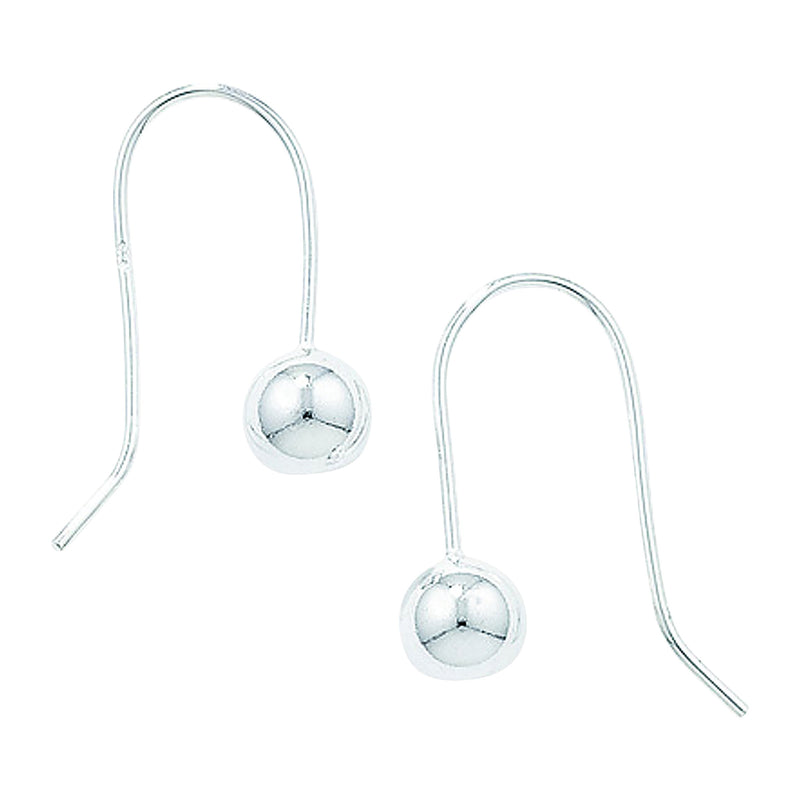 Sterling Silver Ball Drop Earrings - Hypoallergenic Silver Jewellery for women by Aeon