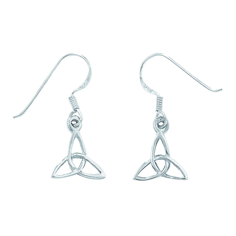 Sterling Silver Celtic Knot Drop Earring- Hypoallergenic Jewellery for Women - 9mm * 9mm