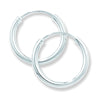 17mm Sterling Silver Hoop Sleeper Earrings - Hypoallergenic Jewellery for Women by Aeon