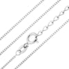 Aeon Sterling Silver Oval Clear Crystal Pendant, Necklace Chain - Hypoallergenic Sterling Silver Pendant - Romantic Fashionable Stylish Ladies Jewellery - 19mm * 8mm