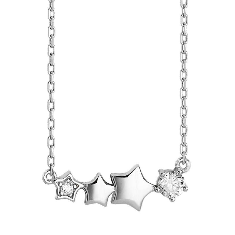 Sterling Silver Star Necklace. Hypoallergenic Sterling Silver Jewellery by Aeon