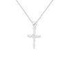 Sterling Silver Cross Necklace - Hypoallergenic Sterling Silver Jewellery by Aeon 29mm * 18mm