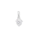 Sterling Silver Cubic Zirconia Necklace - Hypoallergenic Sterling Silver Jewellery by Aeon