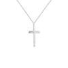 Sterling Silver Plain Cross Necklace - Hypoallergenic Sterling Silver Jewellery by Aeon - 28mm * 14mm