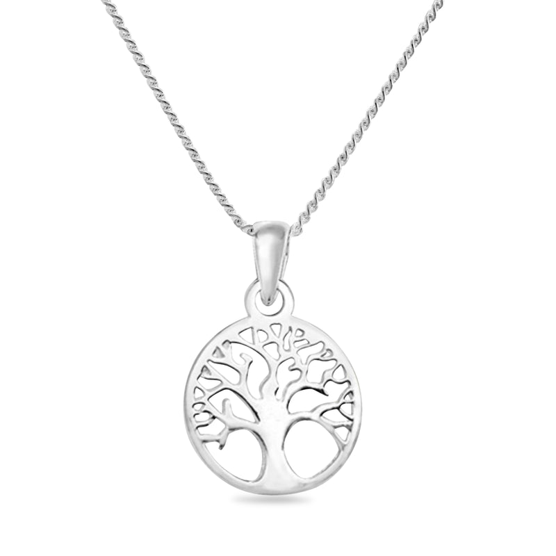 Sterling Silver Tree of Life Necklace. Hypoallergenic Sterling Silver Jewellery by Aeon