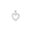 Sterling Silver Heart Necklace - Hypoallergenic Sterling Silver Jewellery by Aeon - 20mm * 14mm