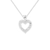 Sterling Silver Heart Necklace - Hypoallergenic Sterling Silver Jewellery by Aeon - 20mm * 14mm