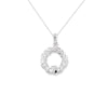 Sterling Silver Claddagh Necklace -  Hypoallergenic Jewellery for Ladies - 19mm * 12mm