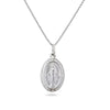 Sterling Silver Miraculous Medal Necklace. Hypoallergenic Sterling Silver Jewellery by Aeon