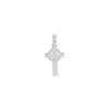 Sterling Silver Celtic Cross Necklace - Hypoallergenic Ladies Jewellery - 40mm * 18mm