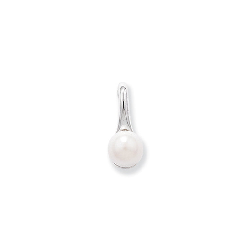 Sterling Silver Synthetic Pearl Necklace - Hypoallergenic Sterling Silver Jewellery by Aeon