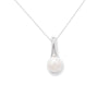 Sterling Silver Synthetic Pearl Necklace - Hypoallergenic Sterling Silver Jewellery by Aeon