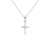 Sterling Silver Small Cross Necklace - Hypoallergenic Sterling Silver Jewellery by Aeon - 24mm * 8mm