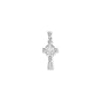 Sterling Silver Celtic Cross Necklace - Hypoallergenic Ladies Jewellery - 31mm * 13mm