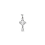 Sterling Silver Celtic Cross Necklace - Hypoallergenic Ladies Jewellery - 31mm * 13mm