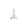 Sterling Silver Celtic Trinity Knot Necklace - Hypoallergenic Jewellery for Women - 26mm * 19mm