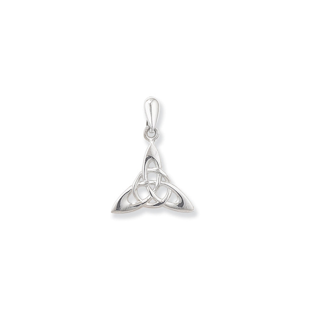 Sterling Silver Celtic Trinity Knot Necklace - Hypoallergenic Jewellery for Women - 21mm * 15mm