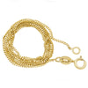 9ct Yellow Gold 1mm Diamond Cut Curb Necklace 18 inches.Hypoallergenic 9ct Gold Jewellery for women