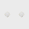 9ct Gold Round Stud Earrings - Hypoallergenic 9ct Gold Jewellery for Ladies 6mm *5mm