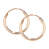 9ct Gold hoop Earrings.  15mm*15mm.  Hypoallergenic 9ct Gold Jewellery for women..